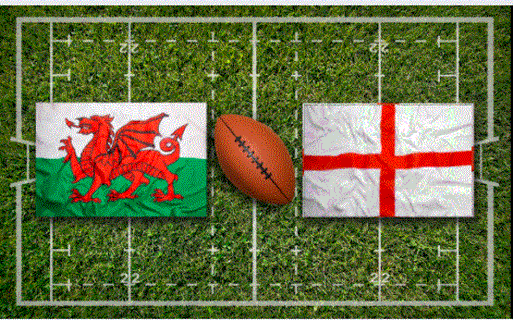 welsh flag and england flag