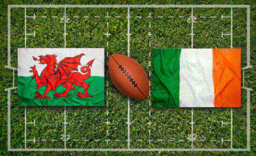 welsh flag and ireland flag